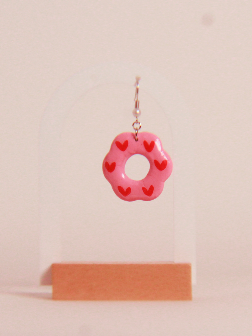 🍩 Aretes "My Heart" – Dulce, tierno y siempre contigo