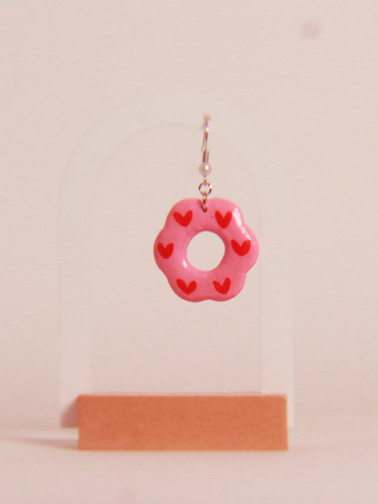 🍩 Aretes "My Heart" – Dulce, tierno y siempre contigo