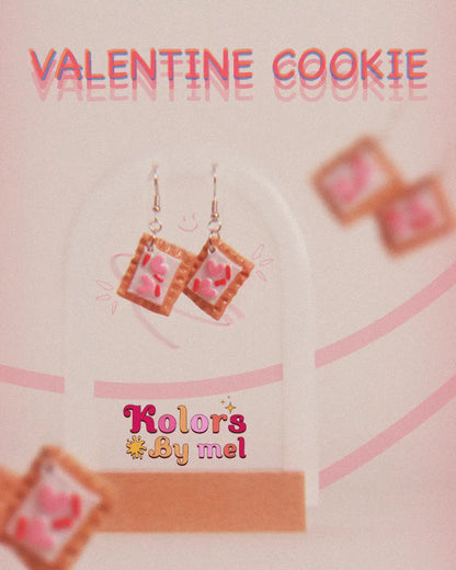 Aretes Valentine cookie 